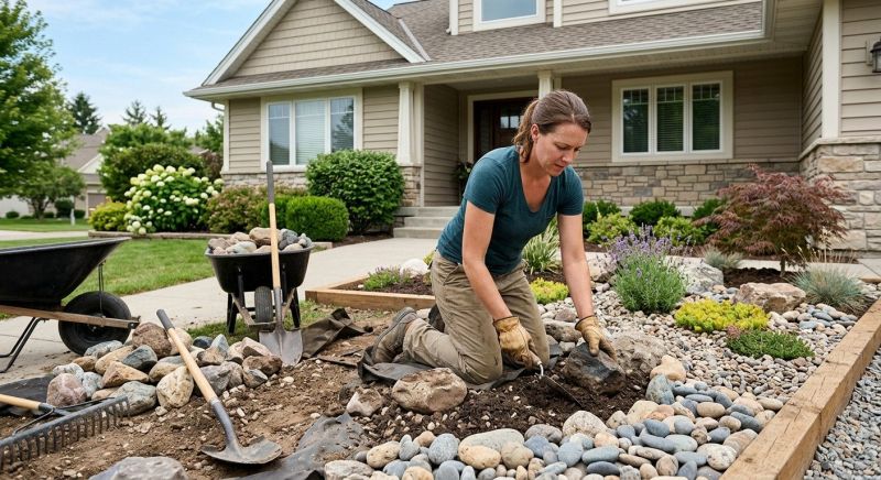 Landscaping Rocks Installation in Ventura County, CA