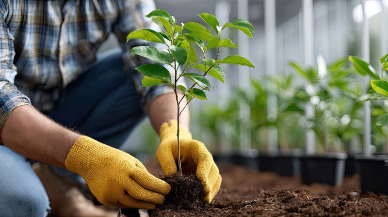 Magnolia Tree Planting in Ventura County, CA