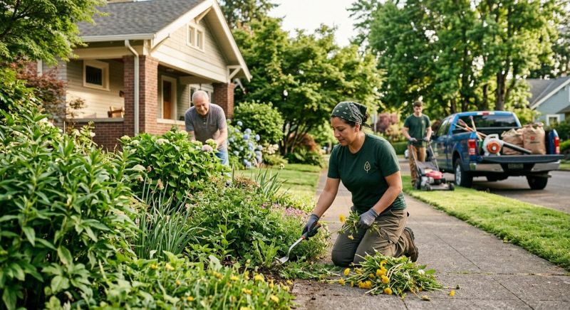 Flower Bed Weeding Service in Rockwall, TX