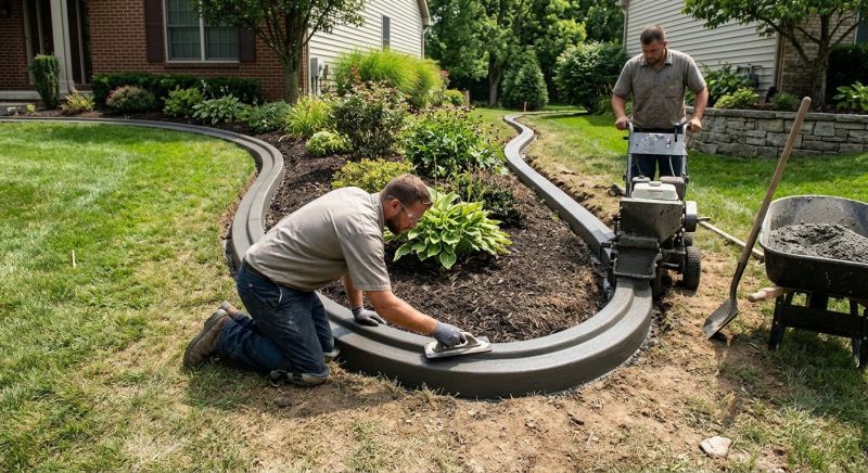 Flowerbed Curbing Installation in Honolulu, HI