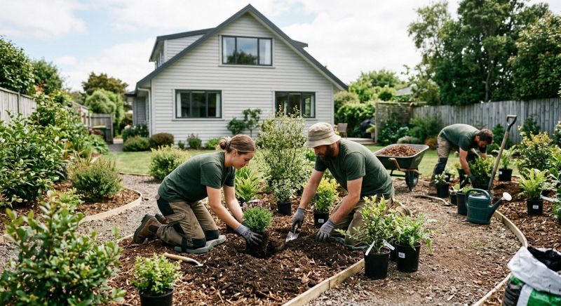 Rose Bush Planting in Honolulu, HI