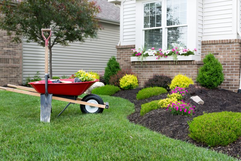 Mulched Garden Beds